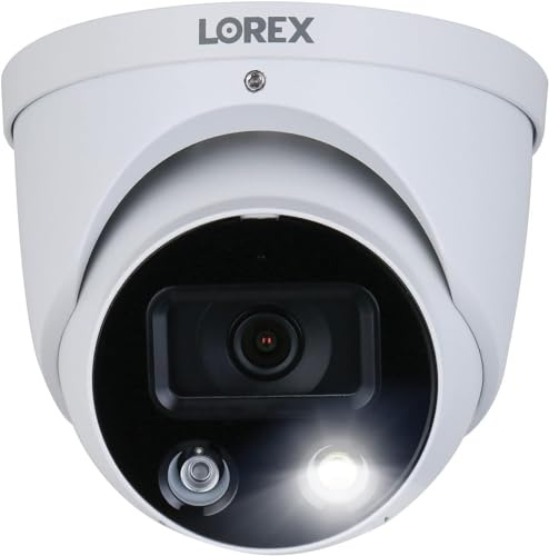 Lorex 4K Ultra HD PoE Outdoor Metal Dome Add-On Security Camera