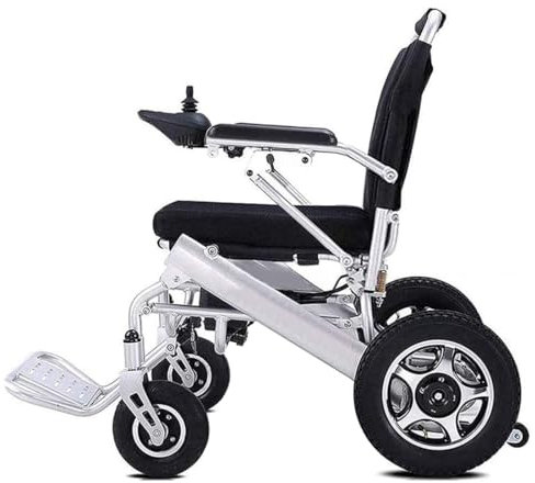 PXOCDEO Sedia a rotelle elettrica pieghevole per carichi pesanti motorizzata Sedia a rotelle pieghevole elettrica, potente doppio motore, batterie al litio 24V20A, adatta per anziani e disabili