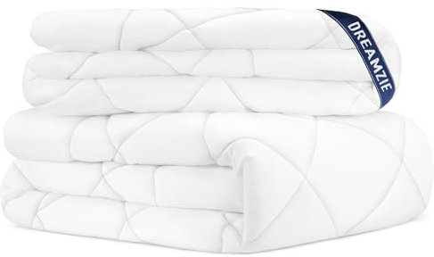 Dreamzie Bettdecke 135x200 4 Jahreszeiten 2 teilig - Sommerdecke 135x200 150gsm+Ganzjahresdecke 135 x 200 300gsm＝Winterdecke 450gsm