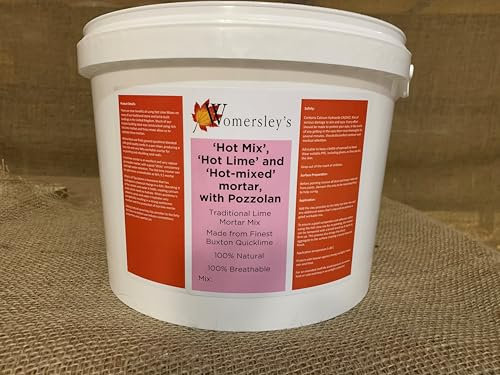 Womersleys Range Hot Mixed Lime Mortar 12Ltr (inc PFA Pozzolan)