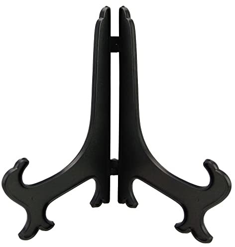Black Easel Plate Display Stand Picture Frame Photo CHolder