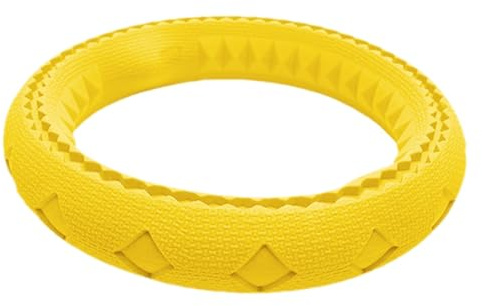 Anillos masticables para perros | Juguetes masticables para perros de goma suave – Accesorios de juguete para mascotas, equipo de entrenamiento para masticar, dentición, morder, caza, para perros