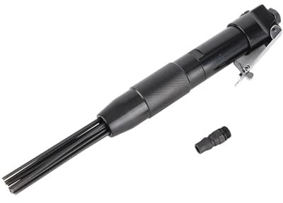 Escalador de aguja de aire compacta, limpiador de escoria de soldadura de pintura de aire, 4400 rpm, escaladores de aguja de aire Herramienta neumática de pisos para vehículos