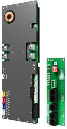 JKBMS Onduleur BMS 8S-16S 24V-48V 150A – V19 Stockage d'énergie domestique BMS avec UART pour nouvel affichage, balance active 2 A, Bluetooth intégré, RS485 & CAN, pour système solaire (JK-PB2A16S15P)