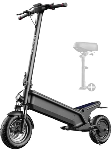 TODIMART Trottinette Electrique Adulte Batterie 48V 7.8Ah Moteur 500W Trotinette électrique avec des pédales Pliantes, Un siège Pliable est Offert en Cadeau, Scooter Electrique Adulte