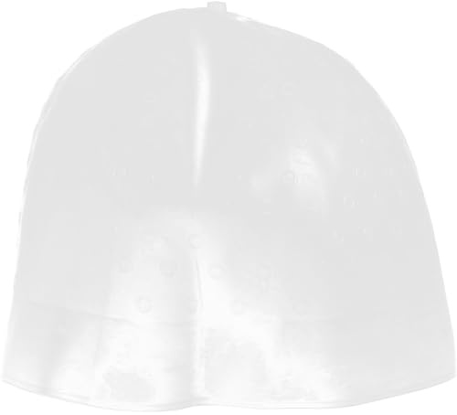 NUOBESTY Cuffia per Mèches in Silicone Elastico Trasparente Cordino Cappello per Colorare i Chioma Strumento Riutilizzabile per Tintura Professionale da Salone e Uso Domestico