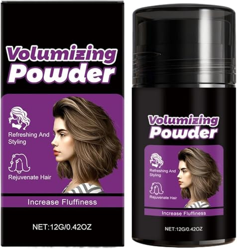 Haarvolumenpuder, nicht auswaschbares Haarverdickungspuder, ölregulierendes, leichtes Stylingpuder für mehr Fülle, natürliche, matte Textur, für Frauen und Männer