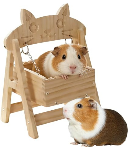 Genérico Hamaca para Hámster,Juguetes Animales Pequeños Seguros para Masticar | Hamaca Refugio para Roedores | para Mascotas como Jerbo, Ratón, Chinchilla Enana, Hurón Y