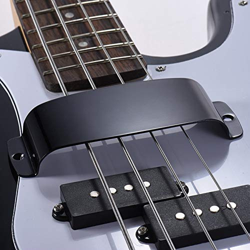 Annadue Cubierta de Aleación para Pastilla de Guitarra, Protector de Pastilla de bajo, Pieza de Repuesto para bajo Eléctrico, Cubierta Protectora de Golpeador de 129 * 48,8 * 19 Mm para Accesorios de