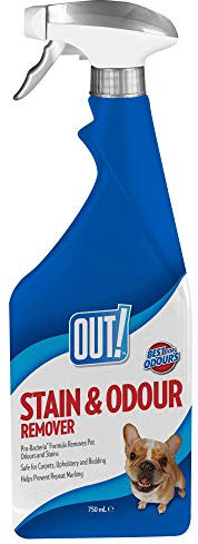 OUT! Pet Stain and Odour Remover| Enzymatic Pro-Bacteria Cleaner 750 ml