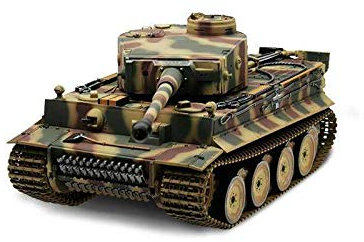 Torro 1:16 RC Panzer Tiger 1 Metallketten, Metallunterwanne Frühe Ver. BB Sommertarn