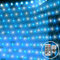 CORST 3X2M 200LED Lichternetz Außen Lichterkette Netz Lichtervorhang Innen Büsche Baum Lichterkette Verknüpfbar mit Fernbedienung & Timer 8 Modi für Baum Zimmer Garten Weihnachtsdeko, (Blau+Weiß)