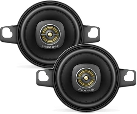 Pioneer TS-A709 A Series 2-3/4” 2-Way 450 Watt Max Power Coaxial Speaker with a 16mm Tweeter – Pair, Black
