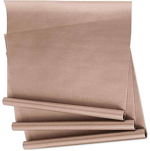 Papel de hornear permanente, 3 unidades, reutilizable, resistente al calor, 40,6 x 50,8 cm, antiadherente, alfombrilla para hornear lámina de transferencia, prensa de transferencia, barbacoa, horno