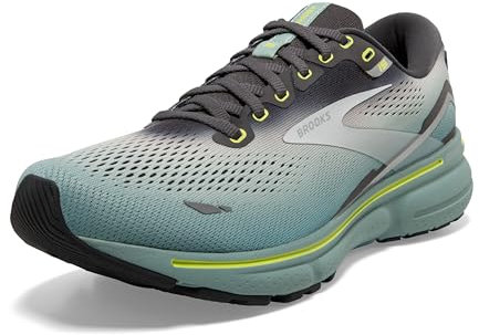 Brooks Herren Ghost 15 Sneaker, Grey Oyster Cloud Blue, 48.5 EU