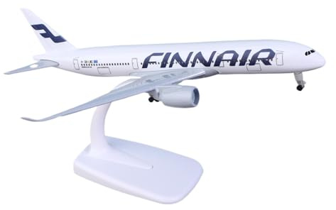1 Set Alloy Metal Diecast Airplanes With Wheels 20CM A350 Finnair Airplane Kit Airbus 350 Finland Plane Model For Collection Gift
