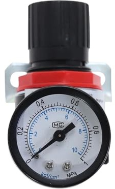 1pc AR2000 1/4 BSPT gänga pneumatisk luftkompressor tryckreduceringsventil 4 mm 6 mm 8 mm 10 mm 12 mm anslutningsbeslag(AR2000w PC10mm)
