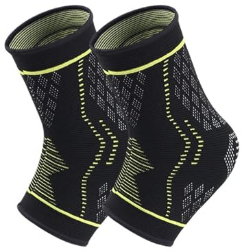 L6NqIAG ankelbandage 1 par ankelkompressionsmanschett Achilles Recovery sport män kvinnor