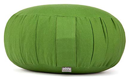Bodhi Meditationskissen ZAFU ECO Kapok, olivgrün
