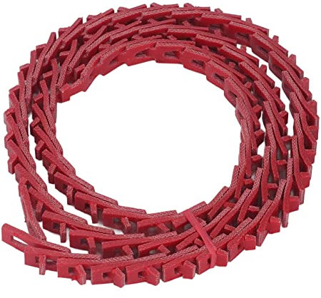 Power Twist V Belt, High Strength 1/2-Inch x 4 Feet A Type Adjustable Link V Belt Not Easy to Break, PU Link Belt Accessory for Lathes, Drill Press, Table Saws, Woodworking Tools