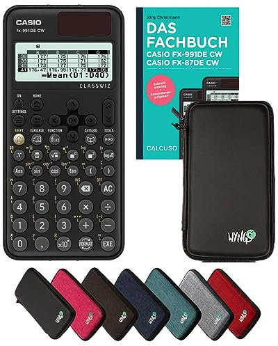 CALCUSO Standard Set Black with Calculator Casio FX-991DE CW (German)
