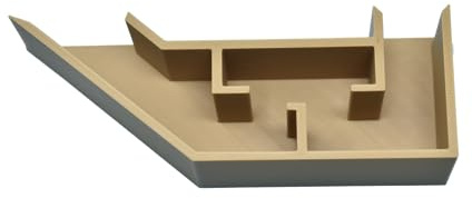 Chatelet Aquarium Underground Tunnel | Fish & Shrimp Hideout for Aquariums | Unique Underground Viewing Tunnel | Made in USA (Tan)