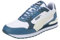 PUMA Unisex ST Runner v4 L Sneaker, White-Creamy Vanilla-Blue Horizon-Gray Skies, 40 EU