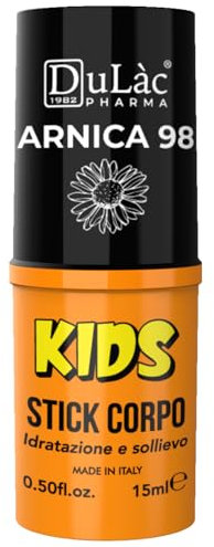 DuLàc, Arnica 98 Stick Kids 15 ml - Insektenstichheiler für Kinder, mit Aloe Vera und Zanthoxylum, Dermatologisch Getestet, für Empfindliche Haut Geeignet, Nickelgetestet, Made in Italy