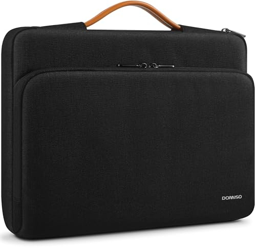 DOMISO 17.3 Pouces Housse pour Ordinateur Portable 17.3 Pouces Sacoche pour Ordinateur Portable 17 Pouces Asus Dell 17.3 IdeaPad 3 Gen 7 17.3 ZBook Fury 17.3 G8/HP Envy/LG Gram 17,Noir