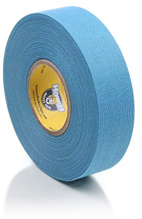 Howies Hockey - Sky Blue Hockey Tape 1 Pack - Cloth Stick Tape - Strong, Long-Lasting Adhesive for Stick Blade, Lacrosse, Baseball - 1 Inch x 24 Yards - Professional Quality