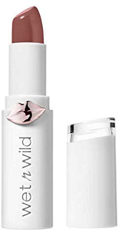 Wet n Wild, Megalast Lipstick, Rouge à Lèvres Mat et Velouté Longue Durée, Infusé d'Acide Hyaluronique, de Vitamines et d'Extraits Naturels de Plantes Marines, Application Facile, Nuance Mad For Mauve