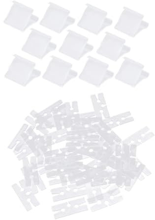 MYLERCT 200 Pcs Ballon Clip, Ballon Binden Werkzeug, Transparenter und Wiederverwendbarer Ballonknoter Können Ballons Effektiv, Bequem und Schnell Knoten und Versiegeln