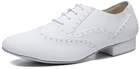 MINITOO Dansskor för pojkar och män, standard latinbalsskor, tango, salsa, dansskor, L499 Kvinna, 40.5 EU