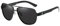 DUCO Cool Sonnenbrille Für Männer Polarisierte Sonnenbrille UV-Schutz Kohlefaser Tempel Herren Sonnenbrillen Für Fahren 3051 (Schwarz Rahmen Grau Linse)