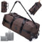 SUCIKORIO Reisetasche Mit Rollen Groß 85L 3 IN 1 Handgepäck Tasche mit Kofferorganizer 78x33x32cm Wasserdicht Oxford Reiserucksack 2 Rolls XL Rucksack Koffer mit Tragegriffen für Reisen, Weekender