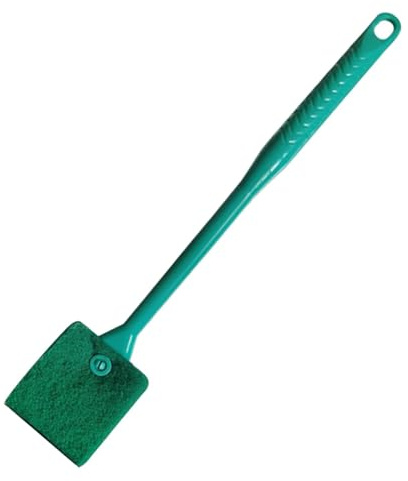 Duroecsain Eponge Aquarium Nettoyage 39 cm Éponge Aquarium avec Manche Long de Brosse de Nettoyage D'algues Nettoyage Accessoires de la Vitre pour Aquarium