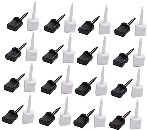 TOYANDONA Bogenschießen Nylon Zielnägel 6,5x5,4cm Kunststoff Outdoor Befestigungsnägel Für Papier Und Eva Ziele 30 Stück