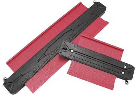 Herramienta de calibre de contorno de 5 o 12 pulgadas con bloqueo de aluminio para carpintería de forma irregular