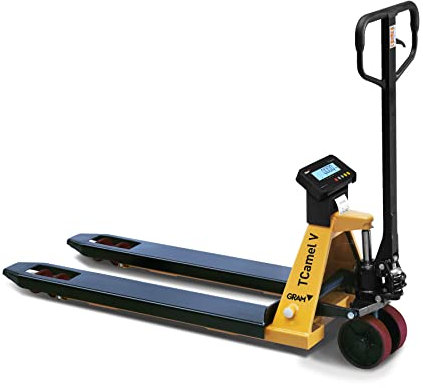 TRANSPALETA PESADORA| GRAM| MODELO TCAMEL S 2T| LED| VERSATIL| ROBUSTA| MULTIPLES FUNCIONES| BATERIA RECARGABLE