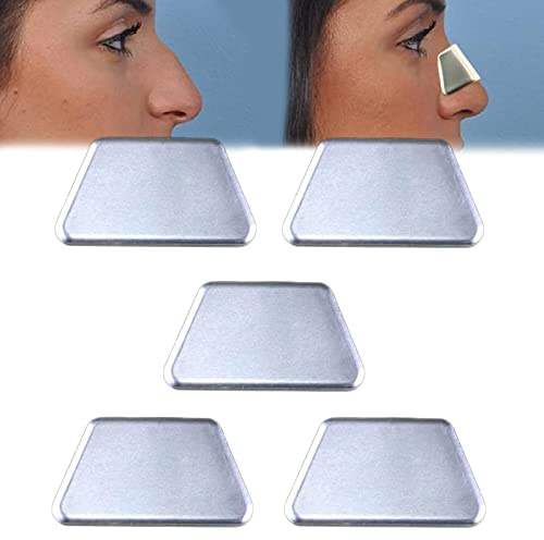 MUROCEA Nässkenor i aluminium, externt skydd för näsplastik, septoplasty, fraktur, ENT, ortopedisk immobilisering, silver (M)