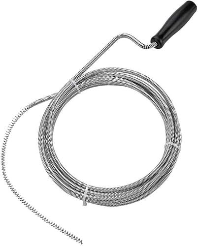 Drain Unblocker Spring Wire 3M Drain Cleaner Drain Augers Drain Opener Pipe Cleaning Spiral Rod Flexible Plumbing Snake Sink Unblocker Flexible Plug Unblocker Drain Hair Remover Flexible Snake Wire