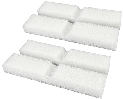 Qzbhct Schaumstoff-Filtereinsätze für Fluval Fx4 FX5 FX6 Kanisterfilter Aquarium Bio Schwamm Ersatz 4 Stück