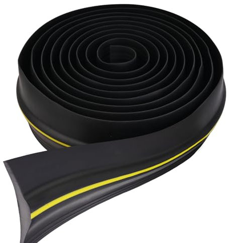 FIFIBANG Garage Door Seal, 4.8 m, Gaskets for Garage Doors, Threshold Door Rainproof, Universal Seal for Garage Door