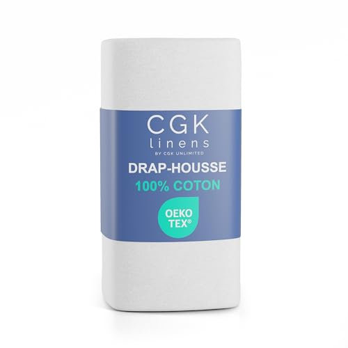 Spannbettlaken Jersey 160x200 cm - 100% Baumwolle weich & atmungsaktiv wärmend - Bettlaken Spannbetttuch mit Rundumgummi für Matratzen bis 30 cm & Boxspringbetten DE - Oeko-Tex Zertifiziert - Weiß