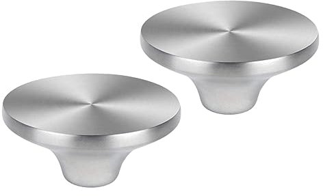 ADGCFKOP Universal-Topfdeckelknopf, Deckelgriff, 2 Stück Topfknopf-Ersatzgriffe for Topfdeckel, Edelstahl-Topfgriffe, Kochknöpfe, Griffe, hitzebeständige Topfdeckelgriffe