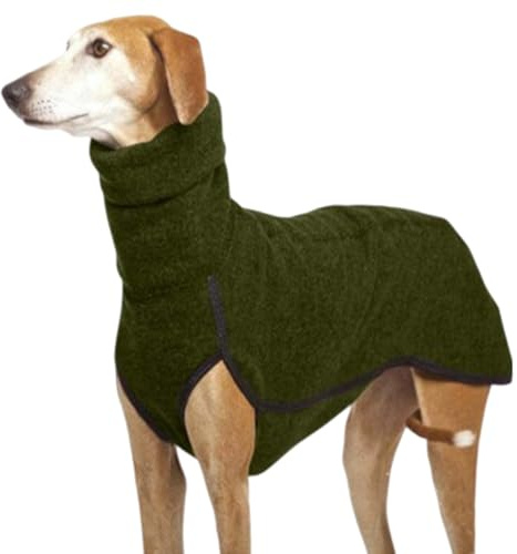 GWAWG Lightweight Lurcher Jumper, Windproof Turtleneck Dogs Jumpsuit, Warm Winter Pullover Dog Clothes Sweater Pajamas