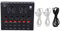 Mélangeur de Conditionneur Audio Double Canal Réduction du Bruit Double Canal Convertisseur Audio Bluetooth Console de Mixage Réverbération Changement de Voix Son électrique 48KHz 16bit