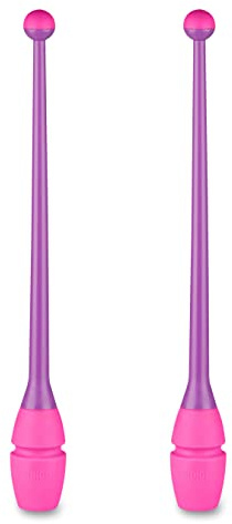 DRUNA Mazas Engarzables de Tecnocaucho Indigo 36 cm (Violeta-Rosa)