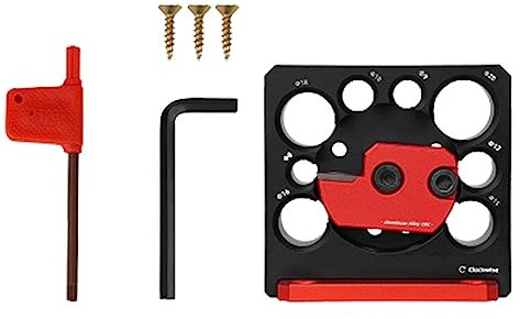 predolo Hartmetalleinsätze Dübelmacher Dübelplatte, 8 Löcher, DIY Holzhandwerk, Holzdübel, elektrische Bohrmaschine, Fräsdübel für Weichhölzer