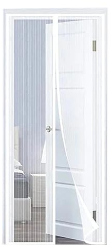 BTAISYDE Magnet Fly Screen Door Insect Protection, Magnetic Mosquito Net,Automatic Closed Anti-Mosquito Curtain for Balcony and Patio Door,White,80 * 220cm